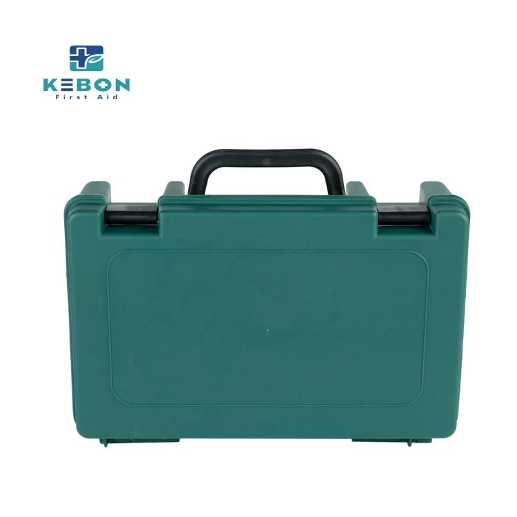 Green Plastic First Aid Kit Green Plastic First Aid Kit