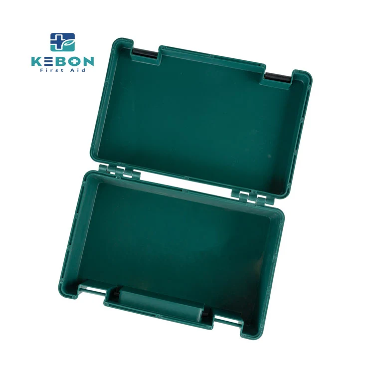 Green Plastic First Aid Kit Green Plastic First Aid Kit